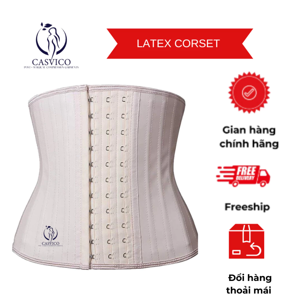 Latex định hình bụng tặng áo lót, thanh nối (LATEX)