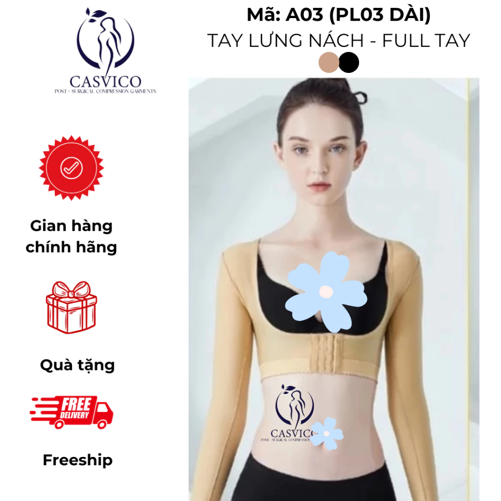 Gen định hình lưng, bắp tay Full tay A03
